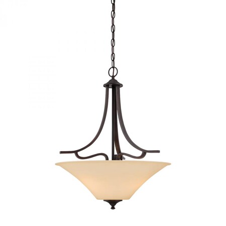 Thomas Treme 3-Light Pendant in Espresso TC0021704